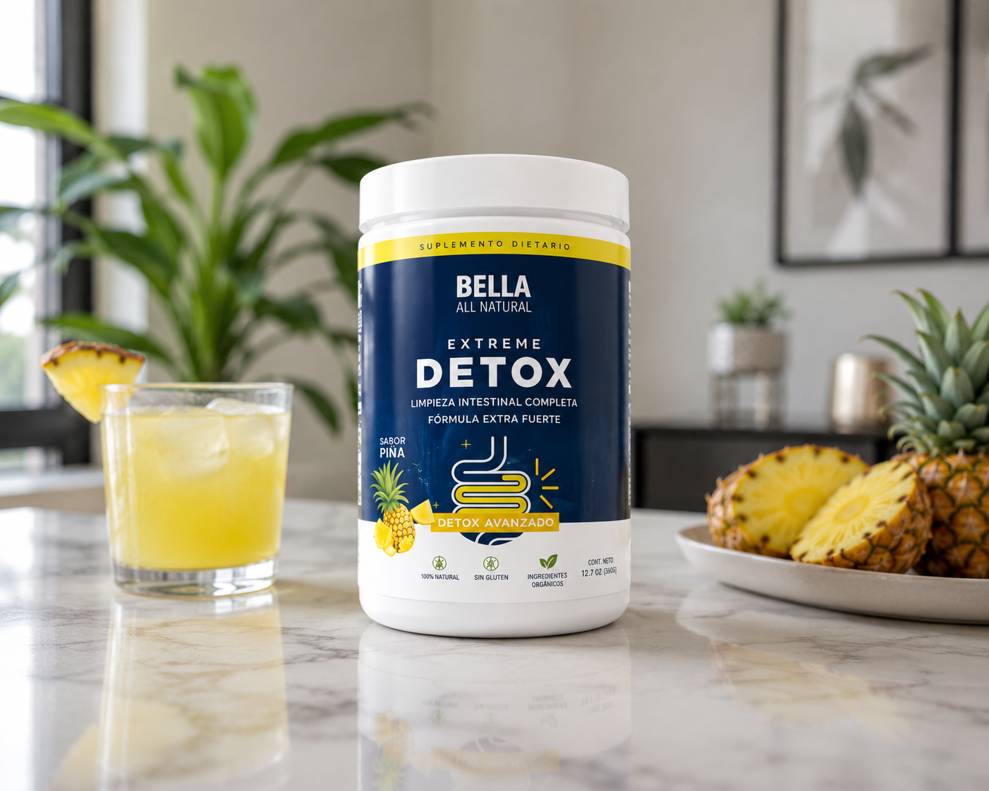 Bella Detox Intestinal: Desinflama tu abdomen y limpia tu colon