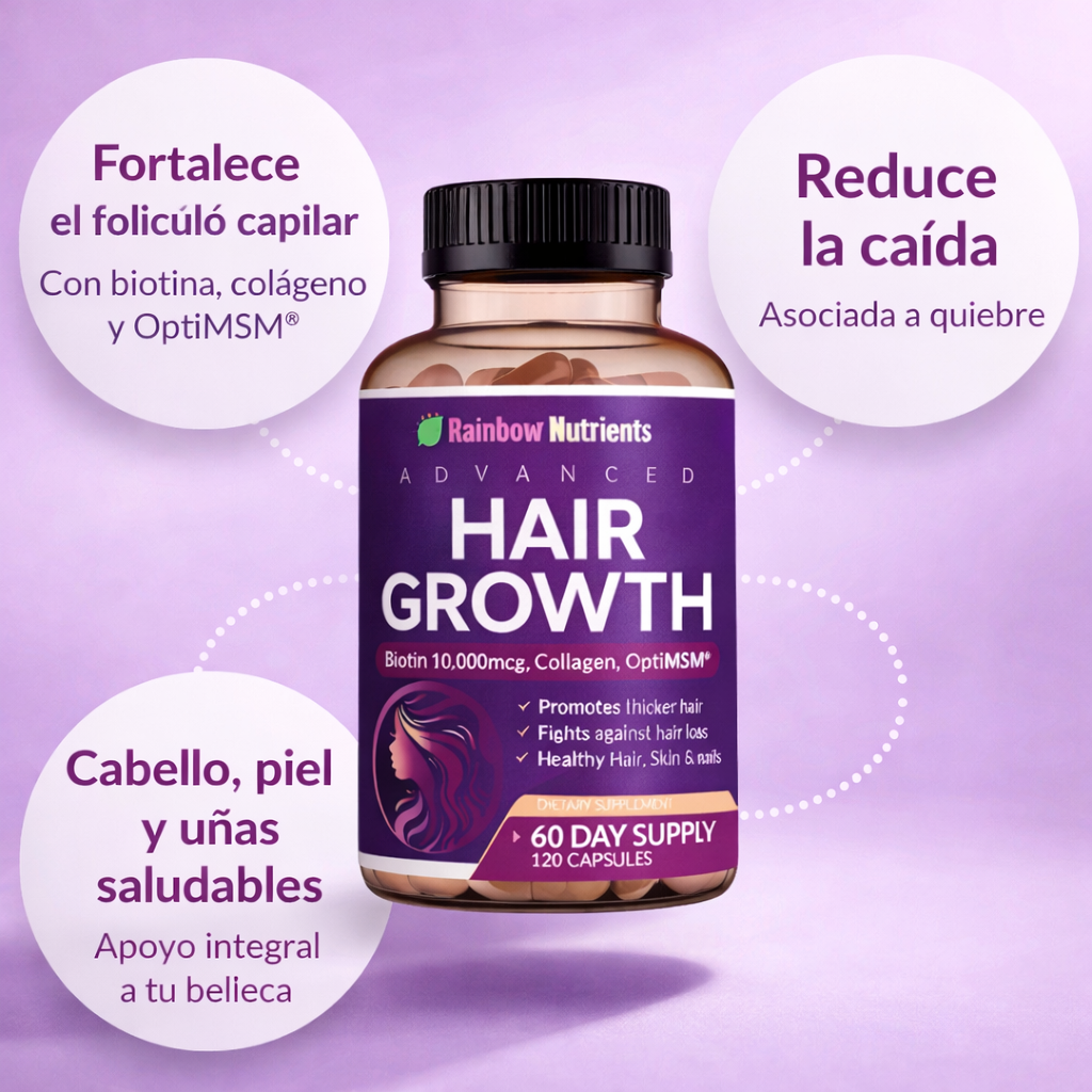 Hair Growth Advanced Cap: Cabello más fuerte y crecimiento saludable